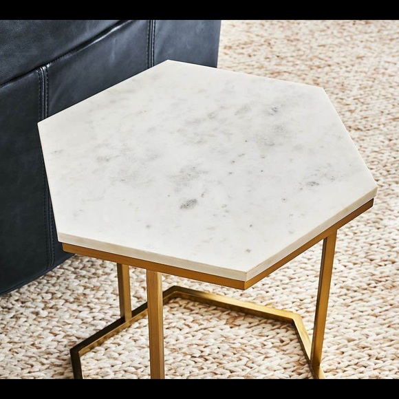 Pottery Barn Delaney Marble Accent Table - Picture 3 of 3